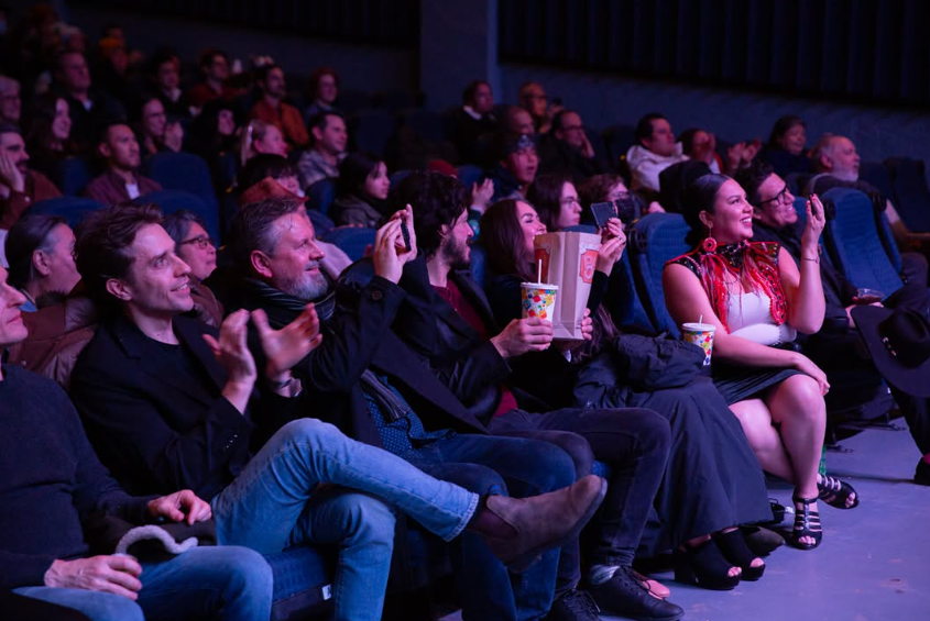 A photo of the premier of Cold Road at the Rio Theatre, a marketing project Josh Ackermann worked on