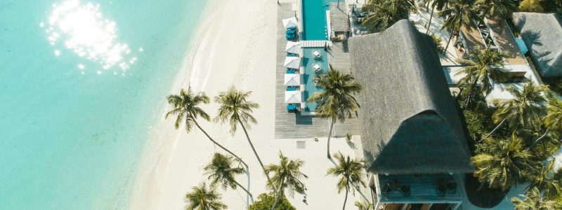 A picture of a villa on a beach to represent the marketing project Josh Ackerman did with Fantasia Villas